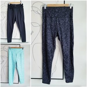 Bundle  of 3 High-Waisted  Leggings (2 GapFit + 1 DKNY Sport)